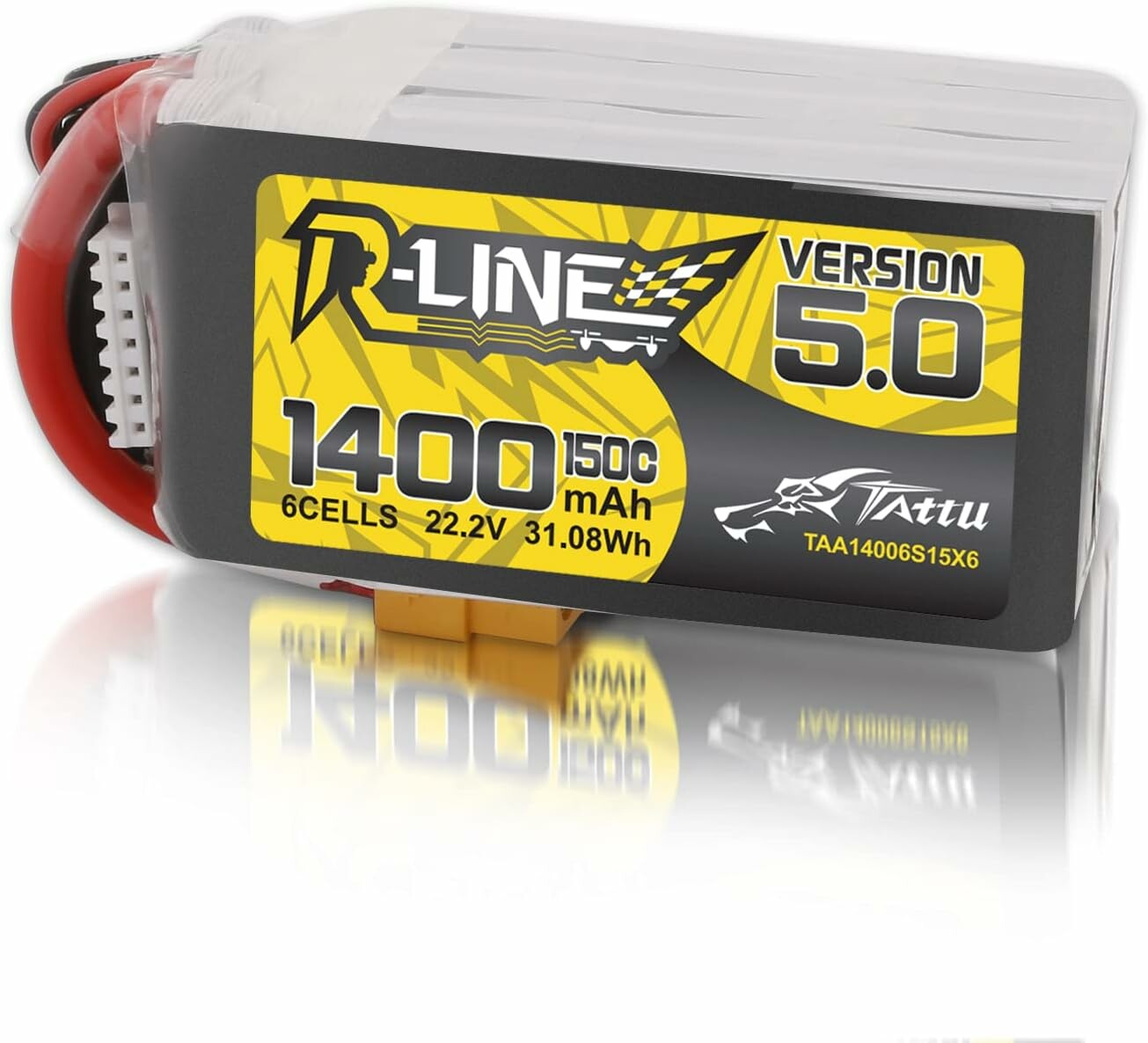TATTU 6S LiPo 1400 mAh 22,2V 150C XT60 - akumulator do modeli RC