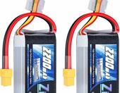 Zeee 3S LiPo 2x2200 mAh 11,1V 50C XT60 - akumulatory do modeli RC – zdjęcie 1