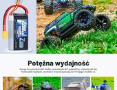 Zeee 3S LiPo 2x2200 mAh 11,1V 50C XT60 - akumulatory do modeli RC – zdjęcie 5