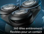 Philips Shaver Series 5000 S5465/18 - golarka elektryczna z trymerem, niebieska – zdjęcie 3