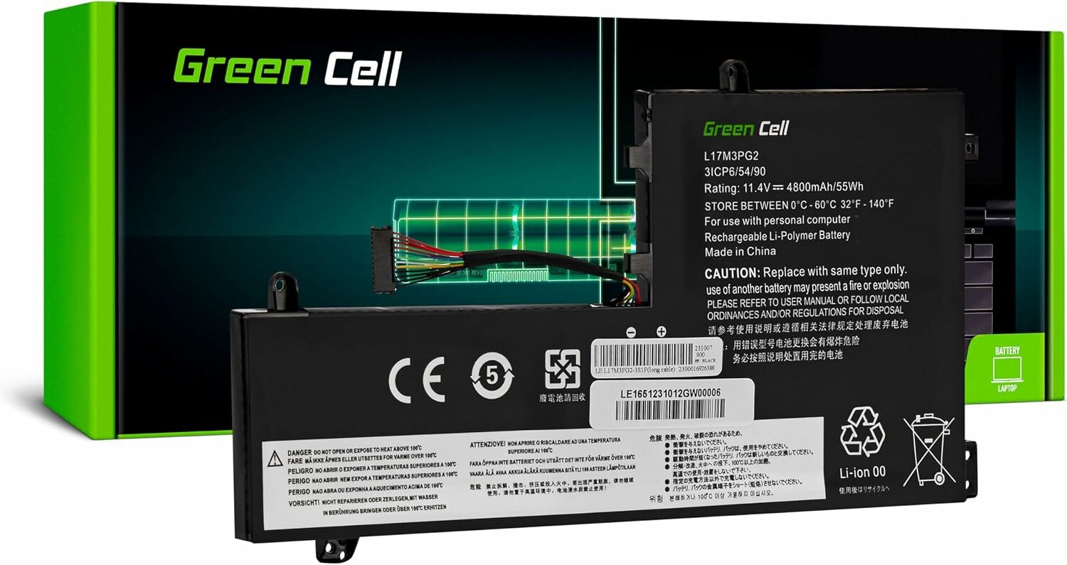 Green Cell L17C3PG1 - bateria do laptopa Lenovo Legion Y530/Y540, 4800 mAh