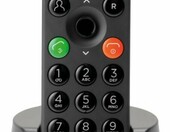 Motorola DOT201 - telefon bezprzewodowy stacjonarny z głośnomówiącym, czarny – zdjęcie 1