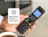 Motorola DOT201 - telefon bezprzewodowy stacjonarny z głośnomówiącym, czarny – zdjęcie 2