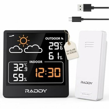Bezprzewodowa stacja pogodowa Raddy WF-50V (stan nowy)