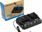 Hogert Technik Duo 8A 18V - podwójna ładowarka do elektronarzędzi – zdjęcie 4