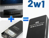 ZUMKUNM A6 - odtwarzacz multimedialny 4K z obudową na dysk HDD/SSD 2,5 cala – zdjęcie 2