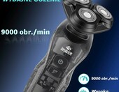 Aolso 3w1 - golarka elektryczna z trymerem do nosa i bokobrodów, IPX6 – zdjęcie 4