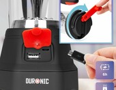 Duronic Hurricane - latarka turystyczna dynamo, 3 tryby, ładowanie USB – zdjęcie 4