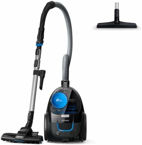 Philips PowerPro Compact - odkurzacz bezworkowy 900 W, filtr HEPA