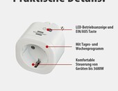 Brennenstuhl Connect WA 3600 - inteligentna wtyczka Wi-Fi, Matter – zdjęcie 3