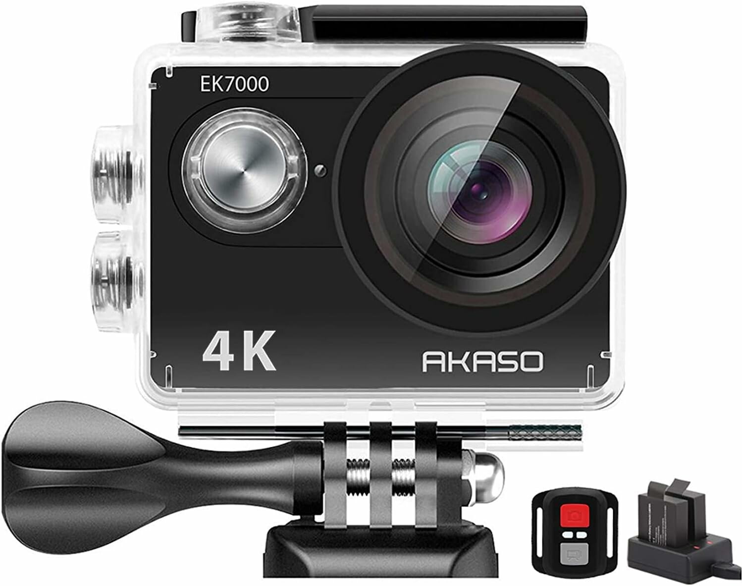 AKASO EK7000 - kamera sportowa 4K, wodoodporna 30 m, WiFi