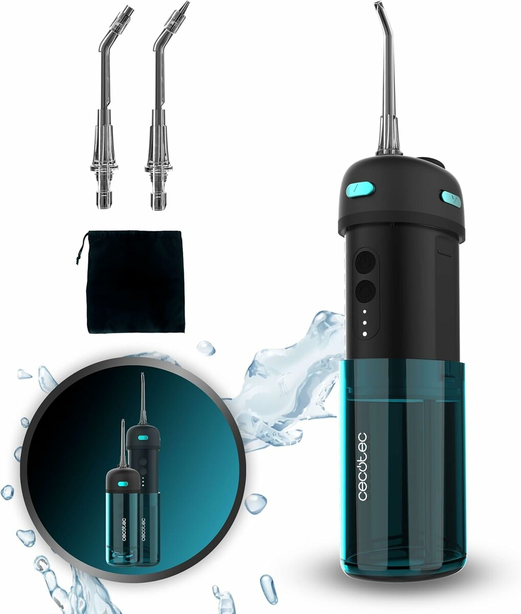 Cecotec ToothCare Jet Splash - przenośny irygator do zębów, IPX7