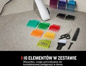 Remington ColourCut HC5035 - maszynka do strzyżenia włosów z akcesoriami, biała – zdjęcie 3