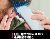Remington ColourCut HC5035 - maszynka do strzyżenia włosów z akcesoriami, biała – zdjęcie 4