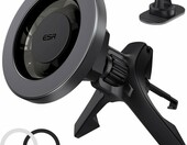 ESR HaloLock - magnetyczny uchwyt samochodowy na kratkę wentylacyjną, czarny – zdjęcie 1