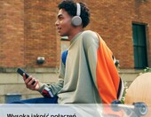 Sony WH-CH520 - bezprzewodowe słuchawki nauszne Bluetooth, białe – zdjęcie 4