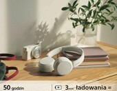 Sony WH-CH520 - bezprzewodowe słuchawki nauszne Bluetooth, białe – zdjęcie 5