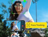 AOCHUAN Smart XE - składany gimbal do smartfona, 3-osiowy, czarny – zdjęcie 2