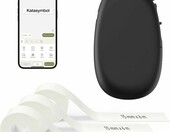 SUPVAN E10 - drukarka etykiet Bluetooth, przenośna, czarna, z 3 rolkami – zdjęcie 1
