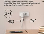 Belkin BoostCharge 42 W - ładowarka sieciowa 2-portowa USB-C i USB-A – zdjęcie 3