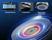 Gahenwo K003 - magnetyczny uchwyt samochodowy na telefon, przyssawka – zdjęcie 4