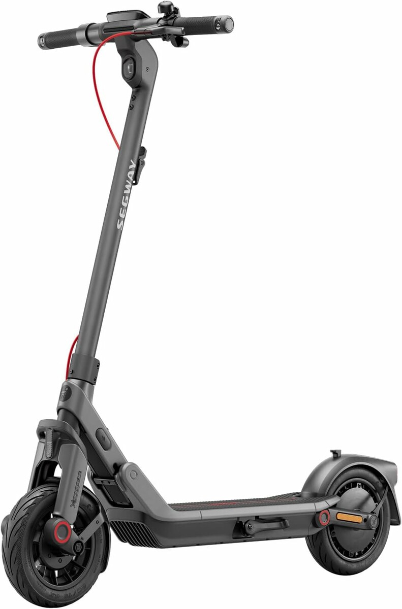 Segway-Ninebot E3 Pro D - hulajnoga elektryczna, składana, srebrno-czarna