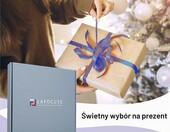 Lafocuse - zegar ścienny 30 cm z lampką nocną, biały – zdjęcie 2