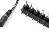 Poppstar zasilacz sieciowy regulowany 3-12V z 8 wtyczkami adapterowymi – zdjęcie 5