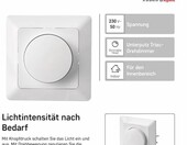 EMOS A6003.0 ściemniacz obrotowy podtynkowy do żarówek LED, biały – zdjęcie 2