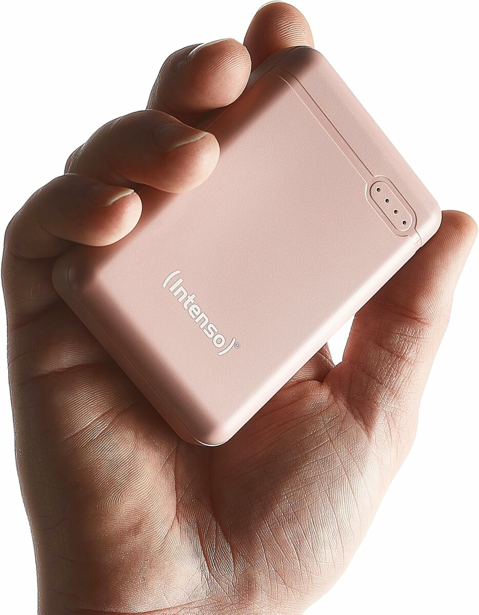 Intenso Powerbank XS10000 10000 mAh USB-A i USB-C, różowy