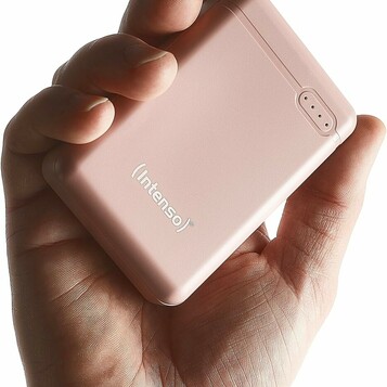 Intenso Powerbank XS10000 10000 mAh USB-A i USB-C, różowy