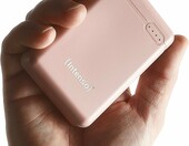 Intenso Powerbank XS10000 10000 mAh USB-A i USB-C, różowy – zdjęcie 1