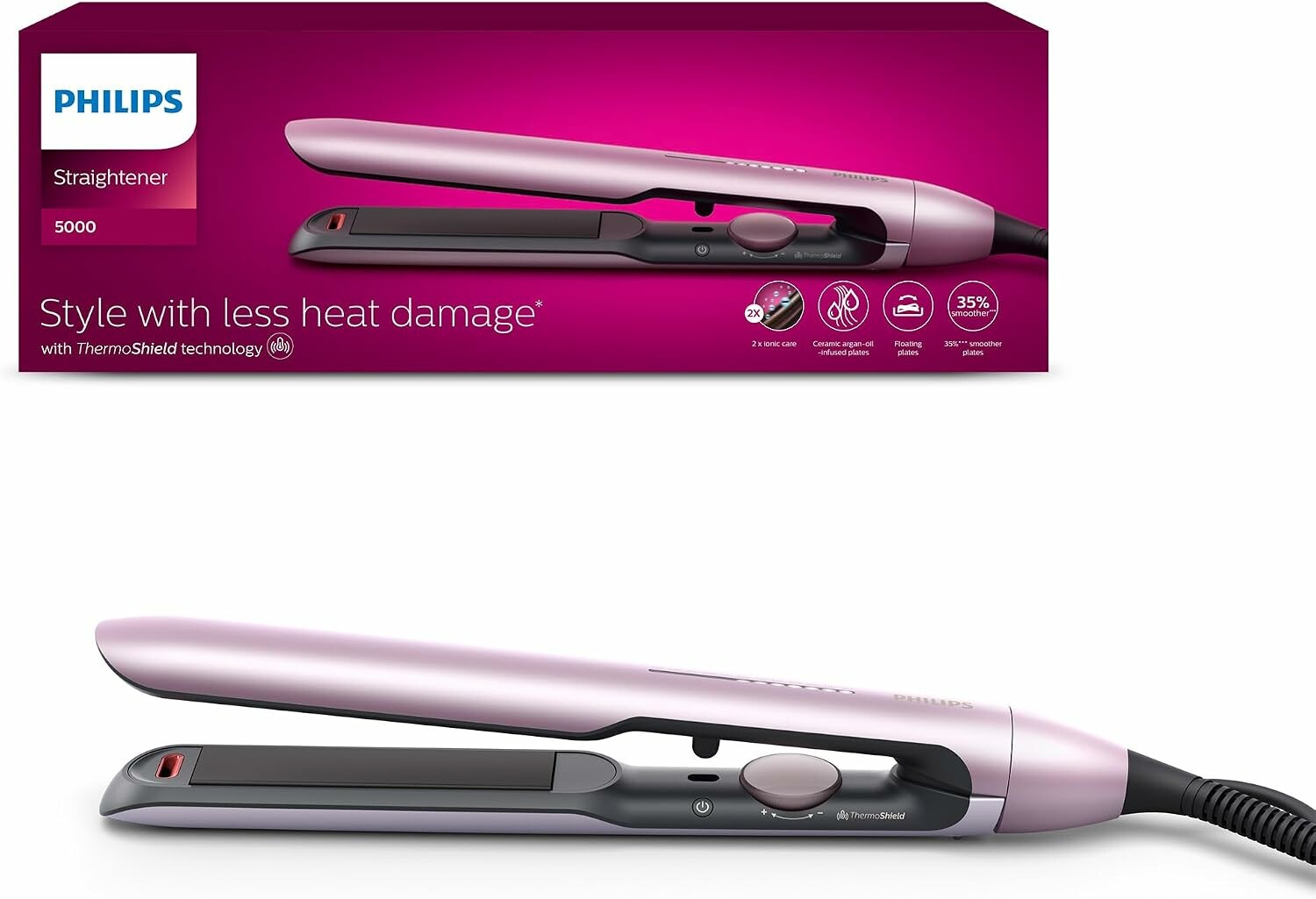 Philips Series 5000 BHS530/00 prostownica do włosów z technologią ThermoShield