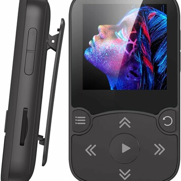 Jam odtwarzacz MP3 32GB z ekranem AGPTEK Clip (stan nowy)