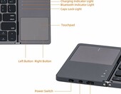 Mcbazel B033 Plus klawiatura bezprzewodowa z touchpadem – zdjęcie 4