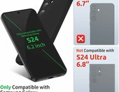 SURPHY silikonowe etui do Samsung Galaxy S24 z podszewką z mikrofibry – zdjęcie 2
