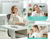 TAKRINK poduszka masująca Shiatsu z podgrzewaniem, 8 węzłów masujących – zdjęcie 2