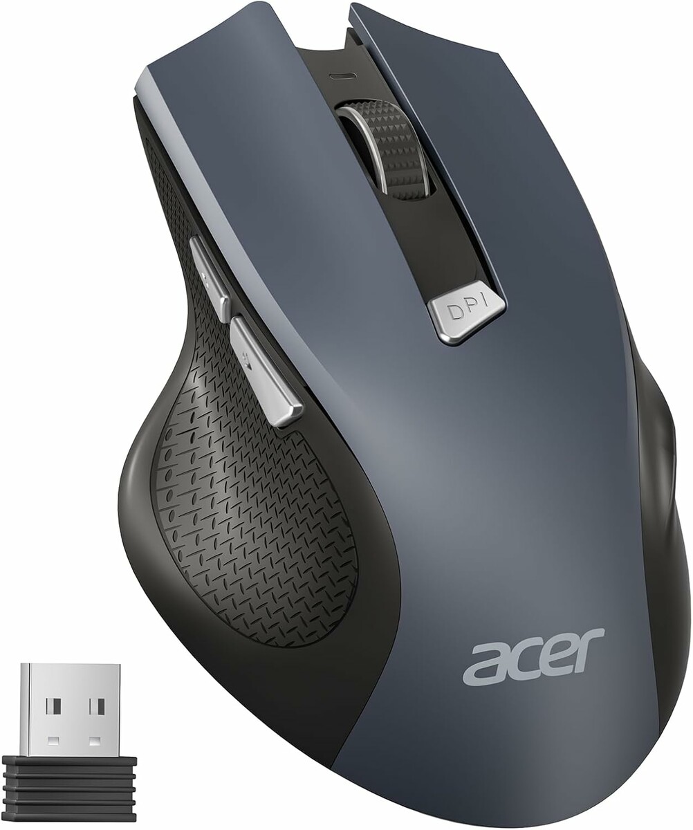 Acer OMR266 mysz bezprzewodowa ergonomiczna 1600 DPI, 6 przycisków