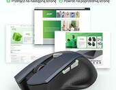 Acer OMR266 mysz bezprzewodowa ergonomiczna 1600 DPI, 6 przycisków – zdjęcie 4