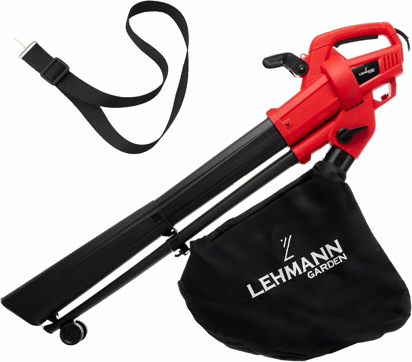 LEHMANN dmuchawa do liści 3w1 3500W z rozdrabniaczem i workiem 40L