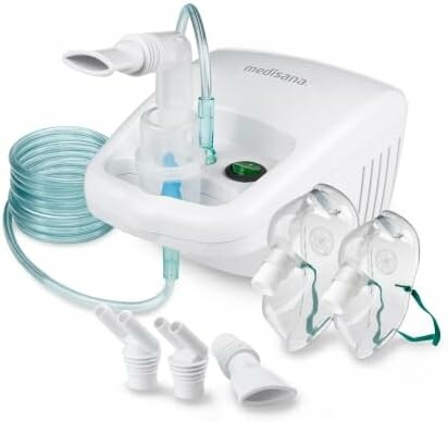 Medisana IN 500 inhalator kompresorowy z maskami dla dorosłych i dzieci