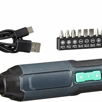 Wkrętarka akumulatorowa 4V z ładowaniem USB (stan nowy)