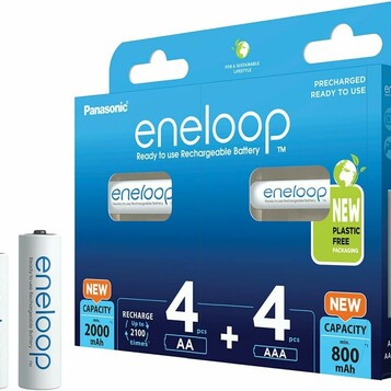 Eneloop akumulatorki AA+AAA Ni-MH Panasonic, stan: nowy