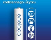 Panasonic eneloop akumulatorki AA+AAA Ni-MH, zestaw 8 sztuk – zdjęcie 2