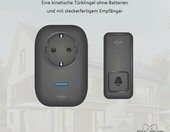 ELRO DB4000 bezprzewodowy dzwonek do drzwi kinetyczny, zasięg 150 m – zdjęcie 4
