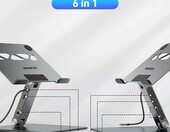 BENFEI Stacja dokująca do laptopa 6w1 USB-C ze stojakiem, HDMI 4K – zdjęcie 2