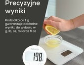 Beurer KS 19 waga kuchenna cyfrowa 5 kg, obsługa sensorowa, biała – zdjęcie 4