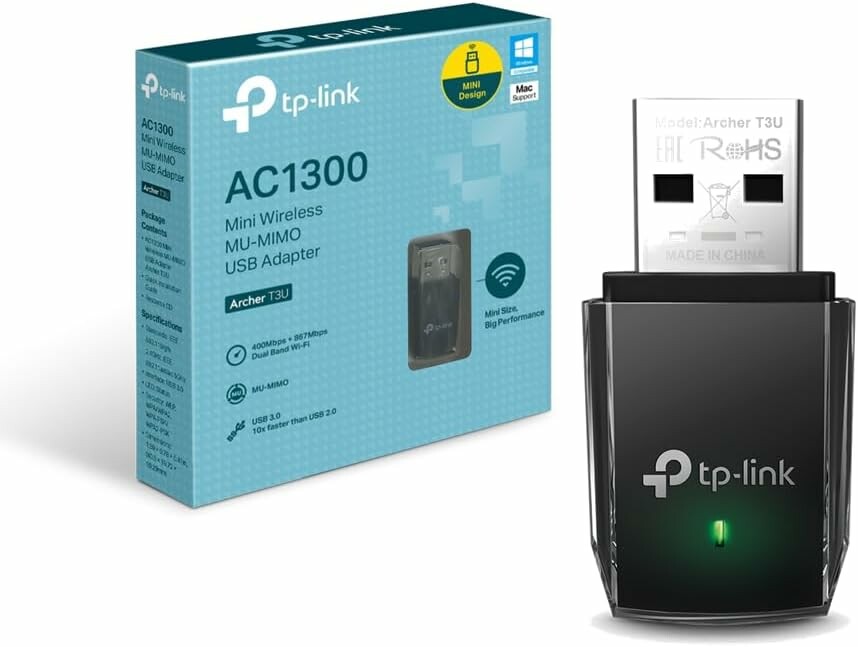 TP-Link Archer T3U - karta sieciowa Wi-Fi USB AC1300, dwupasmowa