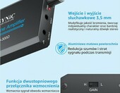 eSynic ESY111 - przenośny wzmacniacz słuchawkowy HiFi, 16-300 Ohm – zdjęcie 2