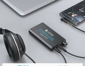 eSynic ESY111 - przenośny wzmacniacz słuchawkowy HiFi, 16-300 Ohm – zdjęcie 3